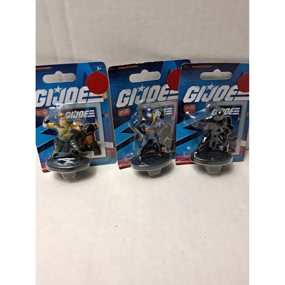 G.I. Joe Cobra Commander Mixed Lot 3-Pack Mini Figures Carded Sealed